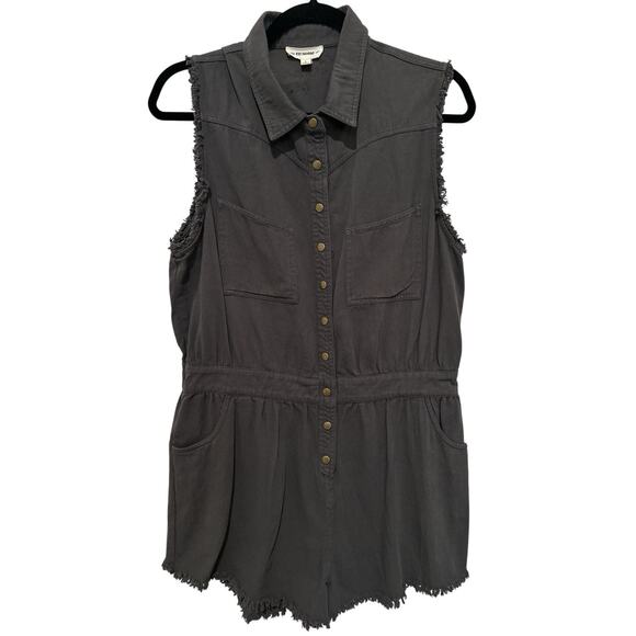 Ee:some sleeveless romper , jumpsuit shorts Black Size L - Picture 3 of 5